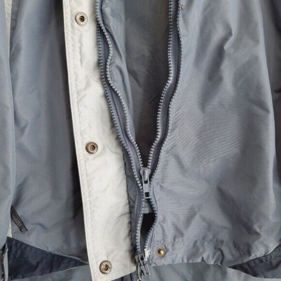 COLUMBIA Sport Windbreaker Jacket - Double Zip-up Sz S Flawed - Picture 12 of 16